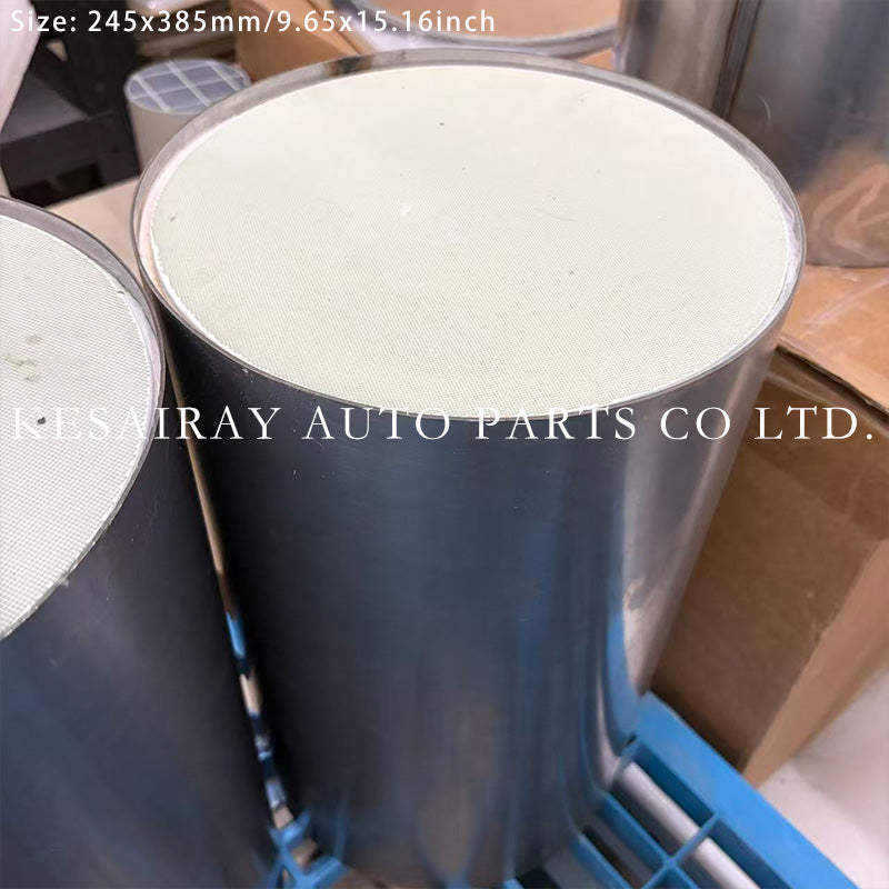 9AA179 245x385mm Ceramic SCR ASC Catalyst Core Euro VI Truck Exhaust After treatment Component Direct Replacement Catalytic Substrate for MAN TGL and TGM Commercial Vehicle