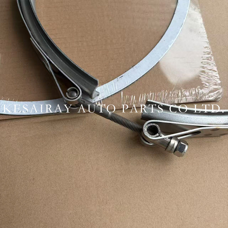 Exhaust V Clamp Gasket Assembly 82827 Premium Aftermarket Spare Parts Compatible with Volvo Trucks for DPF Exhaust Installation Daily Maintenance Jobs