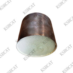 Diameter 118mm Honeycomb Catalyst Metal Euro 3/OBD/4/5/6 200/300/400/500/600CPSI Catalytic Converter Suitable FOR Exhaust Gas Treatment Of Cars