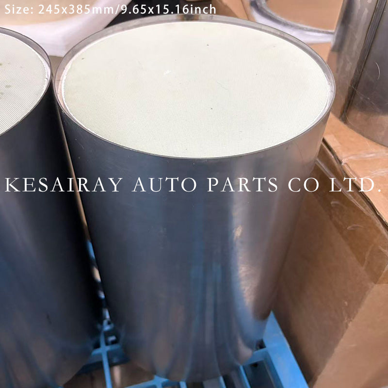 9AA179 245x385mm Ceramic SCR ASC Catalyst Core Euro VI Truck Exhaust After treatment Component Direct Replacement Catalytic Substrate for MAN TGL and TGM Commercial Vehicle