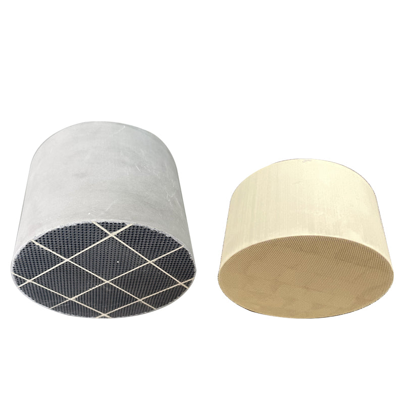 1 pcs Diesel Ceramic catalyst DOC +1 PCS Silicon carbide  Diesel particulate filter DPF fiter for exhaust clean