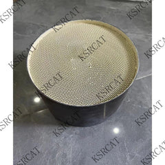 Diameter 132mm Exhausts System Catalytic Converter Metal Honeycomb Substrate Catalyst