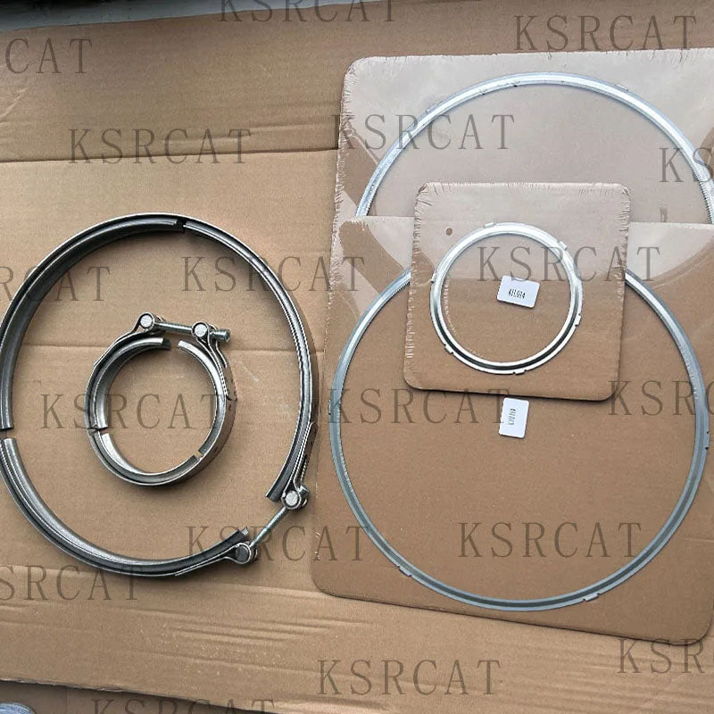 Exhaust V-Clamp And Gasket Kit 4IJ003 Fit For MAN Euro6 Truck Supporting 4II002 Complete Exhaust Connection Repair Set