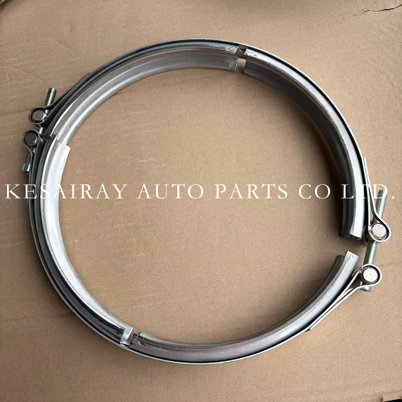 Euro 6 Truck DPF Exhaust Sealing Kit 2KL017 V Clamp plus Dual Gasket Set OE Compatible Spare Parts for Professional Garage Installation and Replacement Service