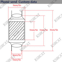 Total length 9in(228.6mm) 2"/2.5"/3"/3.5" Three-Way Catalytic Converter Metal Core Honeycomb Exhaust Filter - SHANGHAI KESAIRAY AUTO PARTS CO LTD