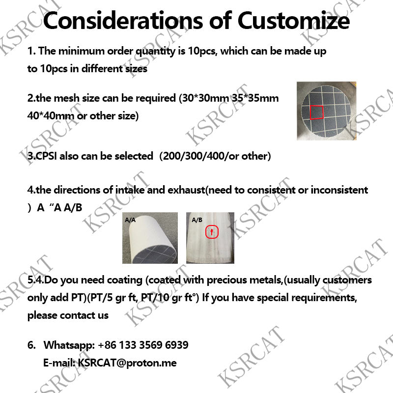 Diesel Engine Sic DPF Silicon Carbide Diesel particulate filter Silicon Carbide Catalytic Converter FOR Diesel Engine Exhaust Gas Diameter 228mm - SHANGHAI KESAIRAY AUTO PARTS CO LTD