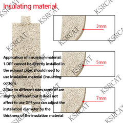Diesel Engine Sic DPF Silicon Carbide Diesel particulate filter Silicon Carbide Catalytic Converter FOR Diesel Engine Exhaust Gas Diameter 330mm - SHANGHAI KESAIRAY AUTO PARTS CO LTD