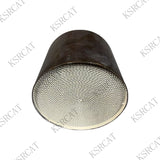Metallic Motorcycle Catalytic Converter 