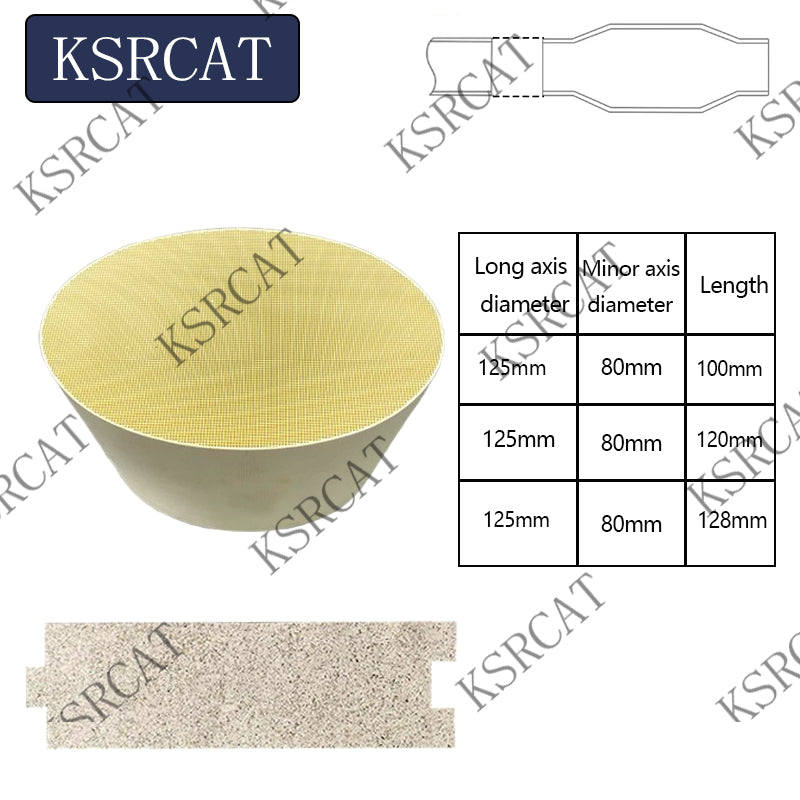 High performance petrol engine catalytic converter