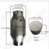 Metal Core Racing Catalytic Converters for Automotive High Performance Sport General Purpose 200 Unit High Flow - SHANGHAI KESAIRAY AUTO PARTS CO LTD