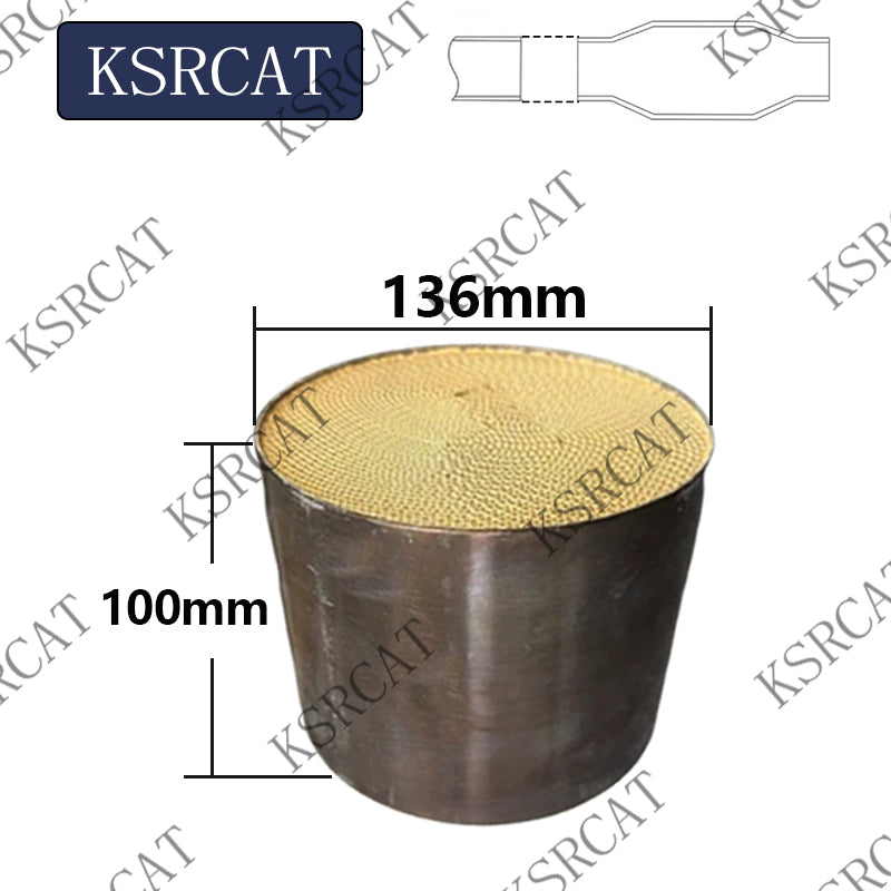 T304 stainless steel high-performance catalyst core for Dodge Charger SRT 6.4L – OEM: 68241614AC.