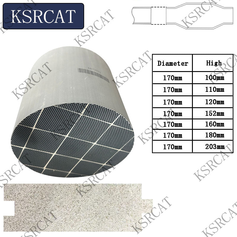 High-Efficiency Silicon Carbide DPF for Diesel Exhaust Systems | Optimize Emission Performance Diameter 170mm