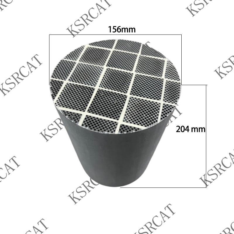 Silicon Carbide DPF   Diesel particulate filter Silicon Carbide Catalytic Converter For Diesel Engine Exhaust Gas Diameter 143.8*203 MM 156*204 MM - SHANGHAI KESAIRAY AUTO PARTS CO LTD