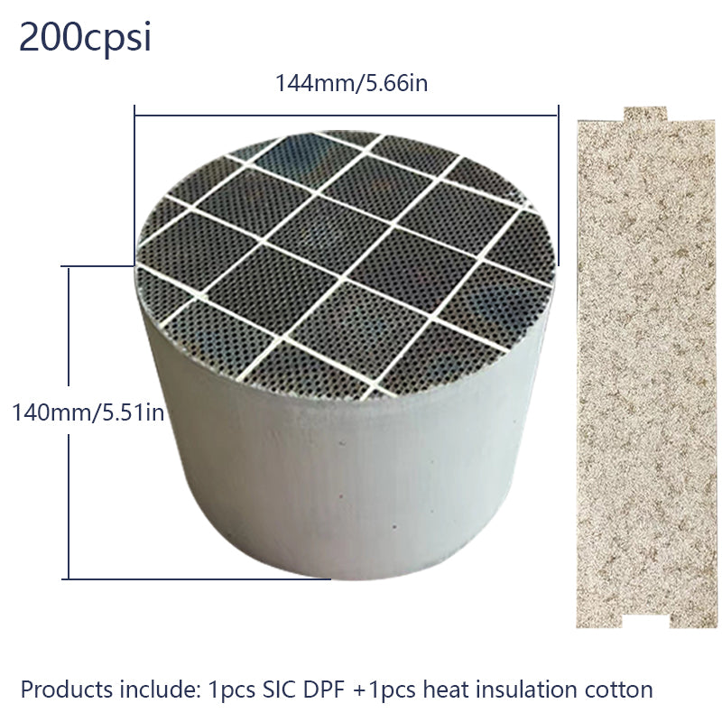 Manufacturers Spot High Quality Diesel Vehicle Exhaust System /DPF/ Exhaust Gas Filtration Treatment Spot Special Recrystallization Material - SHANGHAI KESAIRAY AUTO PARTS CO LTD